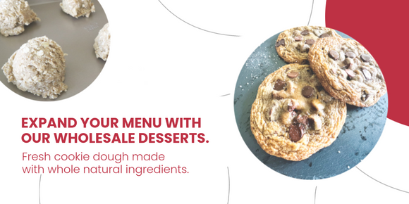 Expand you menu with wholesale cookie dough from Mixed Up Sweets