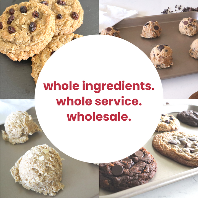 Mixed Up Sweets sells wholesale cookie dough to local businesses